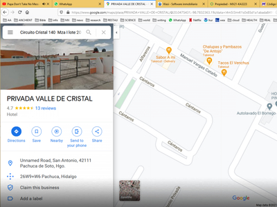 Casa en Venta - Privada Valle de Cristal, Pachuca - 2 habitaciones - 2 baños