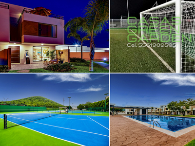 Casa 3 Rec Roof Garden en Residencial con Piscina Sports Club y Salon de usos multiples en CUERNAVAC