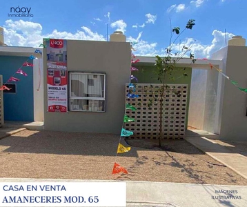 Doomos. Venta de casa en Amaneceres nuevo oriente, Mérida Yucatán. NT-385 (Mod.65)