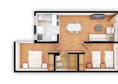 departamento en venta - propiedad en agrícola oriental - 2 habitaciones - 65 m2