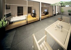 excelente terraza de 43 m2 con 3 recamaras