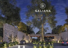 Venta Lotes residenciales en privada GALIANA Cholul Yucatan