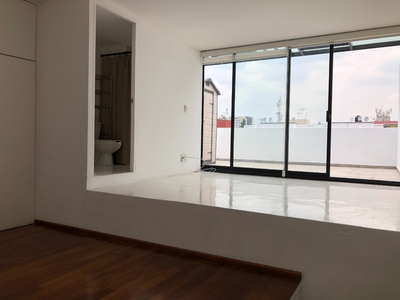 Loft De Diseño En Renta/escandon/1r-1.5b-1e/terraza Privada