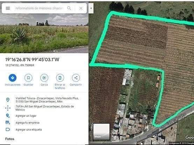 Terreno En Venta Zinacantepec