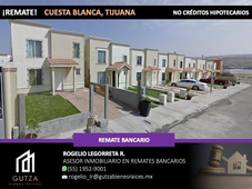 Doomos. Casa en venta en Tijuana Baja California Cuesta Blanca cerca de playas REMATE RLR.