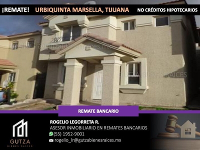 Doomos. Casa en venta en Tijuana Baja California, Urbiquinta Marsella Remate, RLR