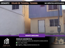 Doomos. Casa en venta en Tijuana, Baja California, Villas de Tijuana a 20 min de playas, REMATE RLR
