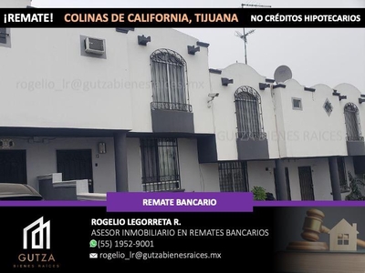 Doomos. Vendo casa en Tijuana Baja California, Colinas de California Remate RLR