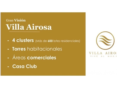 Venta de lotes residenciales Villa Airosa, Pachuca, Hgo