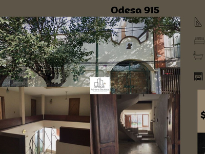 Casa En Colonia Portales Sur, Odesa 915, Delegacion Benito Juarez
