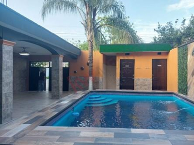 Casa Tipo Quinta En Venta Con Alberca Equipada En Guadalupe, Nuevo León Lista Para Habitar Y D...