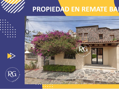 Hermosa Casa En Remate En San Miguel De Allende Rg1001