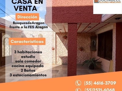 Casa en venta Bosques De Aragón, Nezahualcóyotl