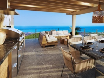 Penthouse vista al mar, rooftop de 65 m2, en residencial privado con club de pla