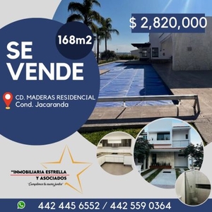 Venta de Casa Nueva de 3 recámaras en CD Maderas Residencial, Qro $ 2,820,000
