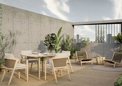 departamento, pent house con roof garden privado en preventa roma norte ph1-a - 1 recámara - 2 baños - 145 m2