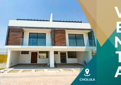 venta de casas exclusivas en cortijo san diego cholula, puebla - 3 habitaciones - 5 baños - 205 m2