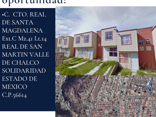 Casa en venta Circuito Real De Santa Magdalena, Cerro Del Marquez, Valle De Chalco Solidaridad, Estado De México, México