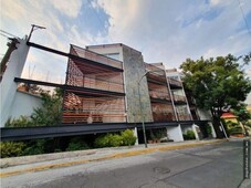 departamento en renta con balcón y roof privado en cuajimalpa
