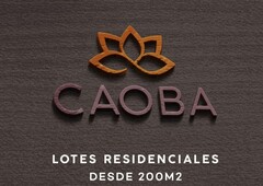 sol caoba- terreno residencial en merida- zona poniente caucel