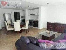 2 cuartos, 90 m departamento amueblado en pachuca zona plateada 2