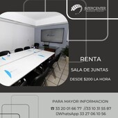 renta de sala de junta gdl intercenter