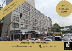 Doomos. VENTA DEPARTAMENTO EN AV PATRIOTISMO CDMX, OPORTUNIDAD EN REMATE BANCARIO JHC