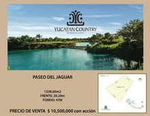 yucatán country club - lote a campo de golf