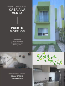 Beautiful Puerto Morelos, For Sale, Riviera Maya, Gated,
