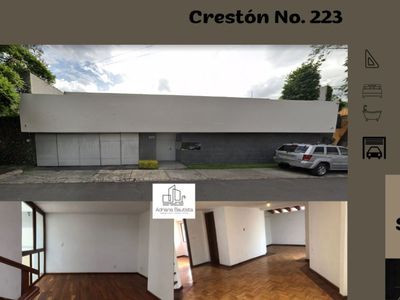 Casa En La Alvaro Obregon, Col. Jardines Del Pedregal, Crestón No. 223, Cuenta Con 2 Lugares De Estacionamiento. Abm99-di