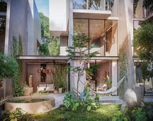 doomos. hermosa casa con diseños únicos - 3 rec.- terraza y jardín en aldea zamá- tulum