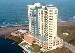 doomos. marina tajin, departamento en venta o renta amueblado con vista al mar y al río, con alberca