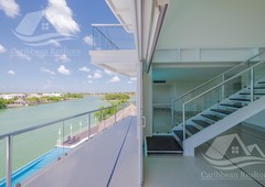 doomos. penthouse en venta en marina turquesa lagos del sol cancun