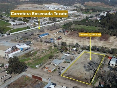 Terreno industrial en venta en el Sauzal Ensena...