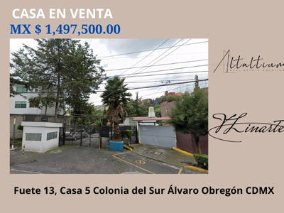 Casa En Venta En Colonia Del Sur Alvaro Obregon Cdmx I Vj-za-103