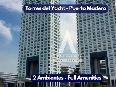 Doomos. Alquiler Temporario TORRES del Yacht - 2 Ambientes - Puerto Madero