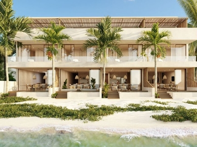 Villa en venta en la playa frente al mar en Telchac Puerto