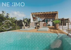 departamento amueblado en venta en tulum con roof