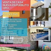 venta de casa nueva en pueblito qro