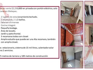 Casa en venta Coaxustenco, Metepec