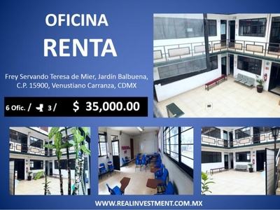 Oficina en Renta en Jardin Balbuena Venustiano Carranza, Distrito Federal