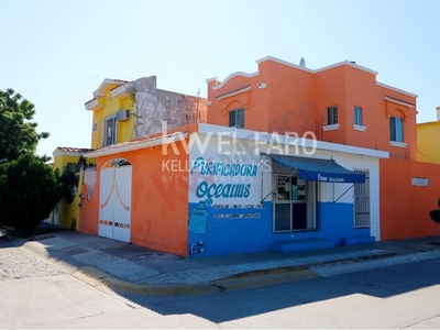 CASA EN VENTA EN MAZATLAN CON LOCAL COMERCIAL ACLIENTADO