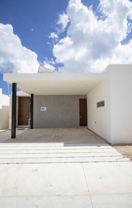 Casa en venta de una planta en Mérida Conkal Residencial Alba Mod 234
