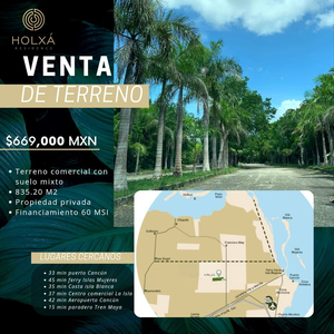 Terreno Comercial Cerca De Holbox