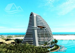doomos. departamento en venta en shark tower puerto cancun