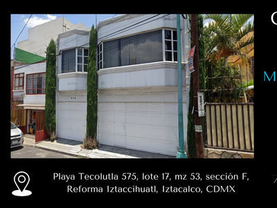 Casa En Playa Tecolutla, Iztacalco, Cdmx | Jgr-za-126