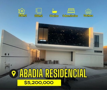 HERMOSA RESIDENCIA EN ABADIA RESIDENCIAL $5,200,000