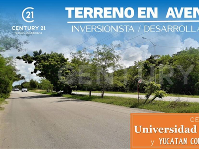 Terreno Sobre Carretera Mérida Dzibilchaltun Cerca Del Yucatan Country Club.