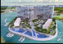 doomos. departamento en venta en marea puerto cancun zona hotelera