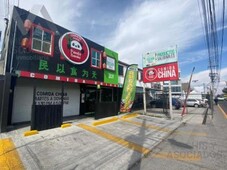 80 m local en renta en avenida tecnologico, metepec